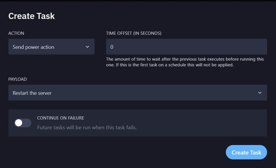 Panel schedules